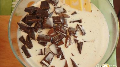 шоколадный тарт с клубникой