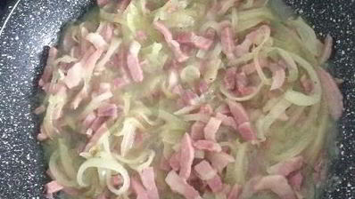 тарт фламбе с беконом