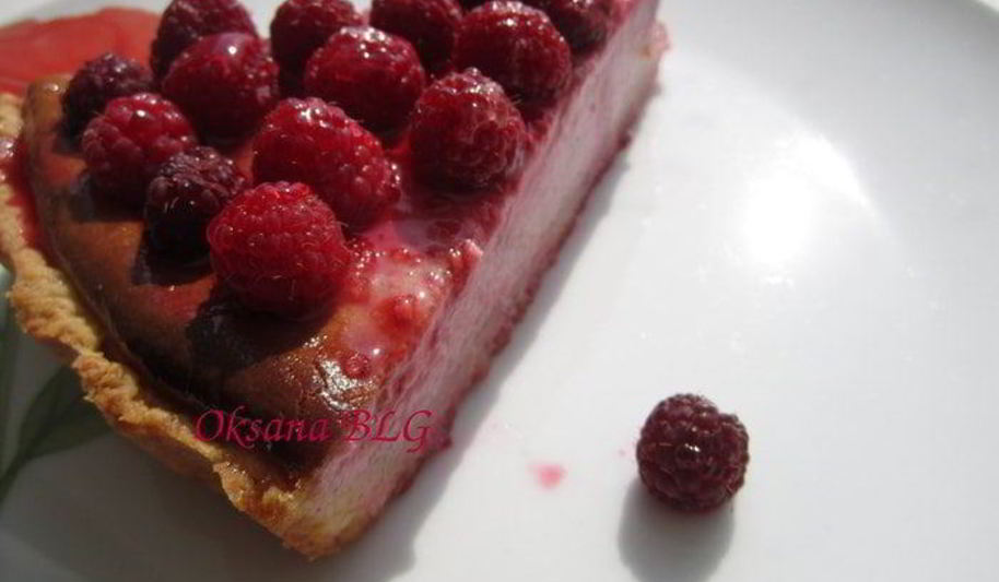 Рецепт тарта малинового
