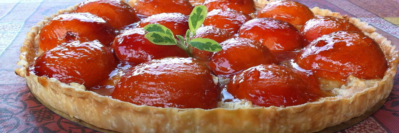 Тарт с абрикосами