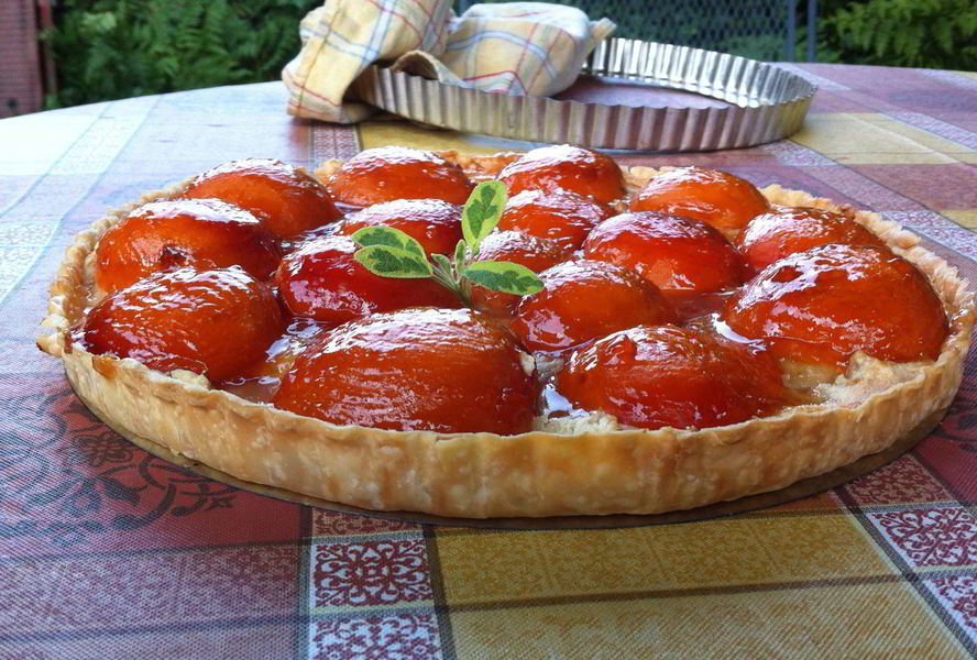 Тарт с абрикосами