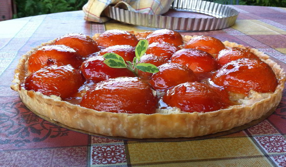 Рецепт тарта с абрикосами