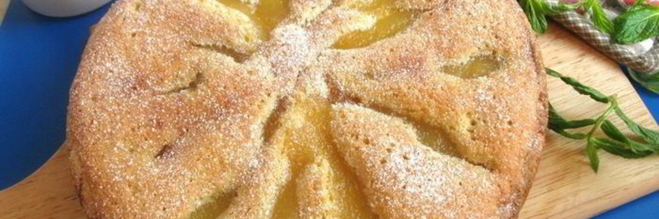 Тарт с франжипаном и карамелизованной грушей