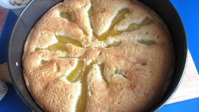 тарт с франжипаном и карамелизованной грушей