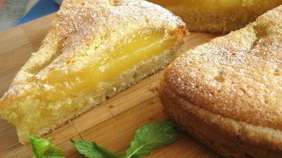 тарт с франжипаном и карамелизованной грушей