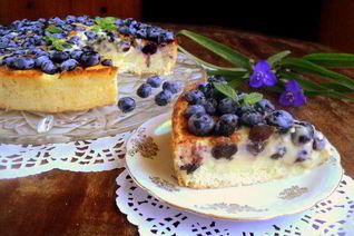 Тарт с голубикой