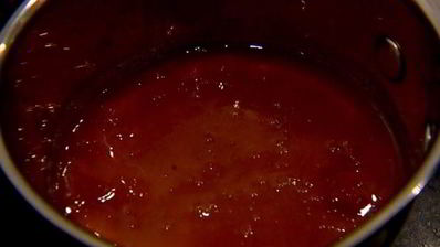 тарт с грушами в абрикосовой глазури