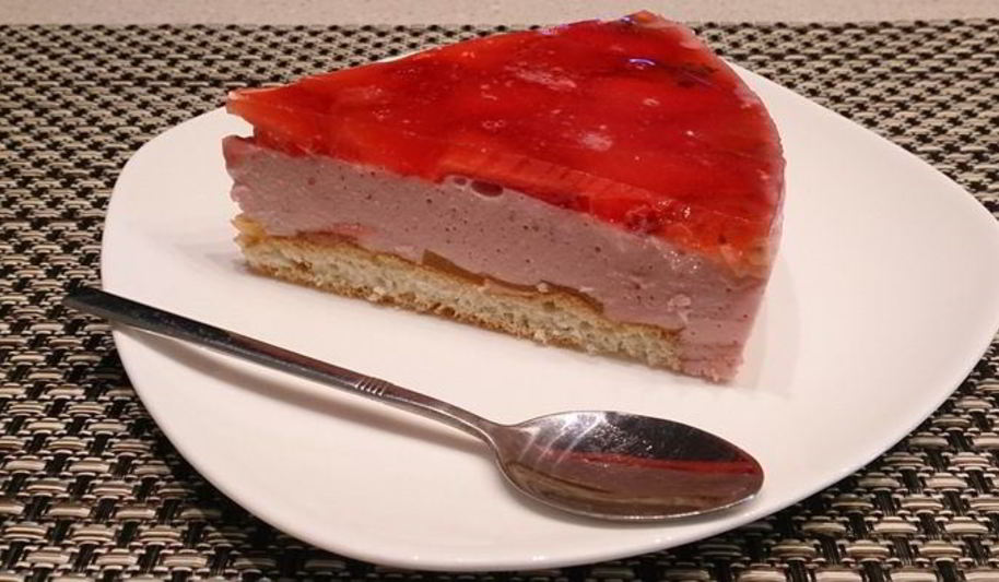 Рецепт тарта с клубничным муссом и желе