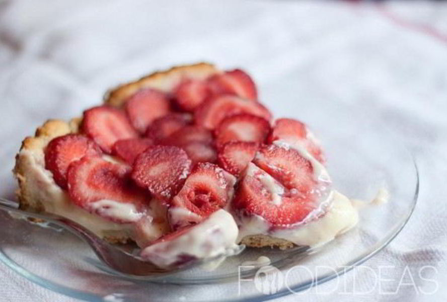 Тарт с клубникой