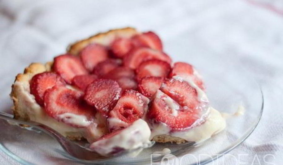 Рецепт тарта с клубникой