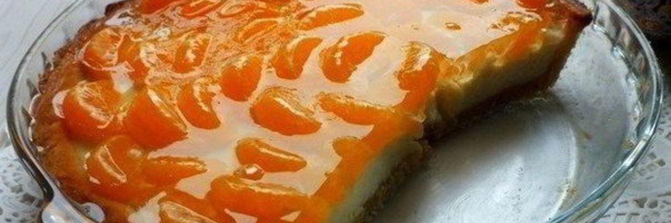 Тарт с мандаринами