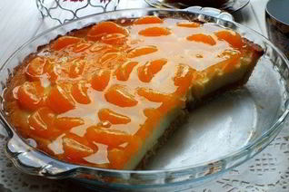 Тарт с мандаринами