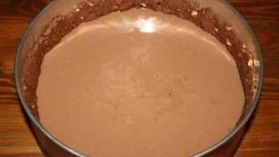 тарт с миндалем и молочным шоколадом