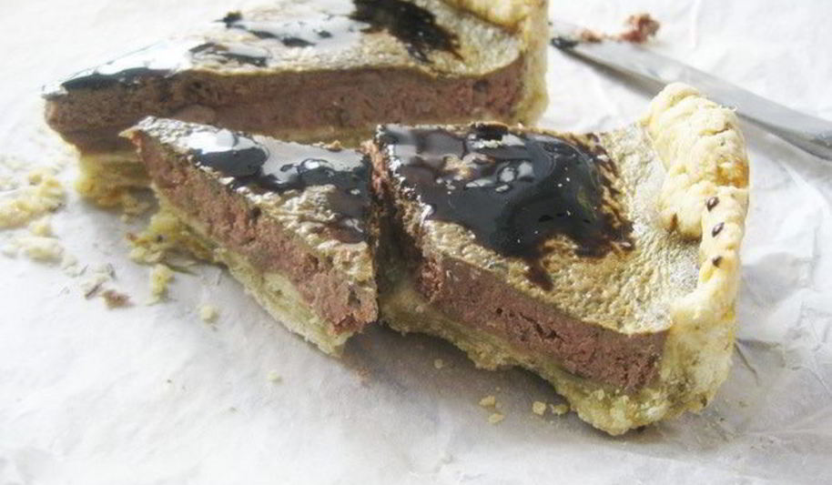 Рецепт тарта с печеночным парфе