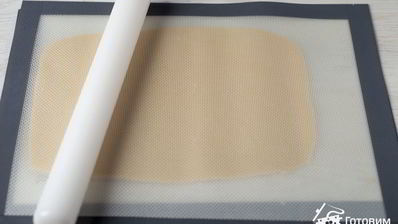 тарт с персиками и заварным кремом