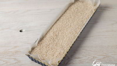 тарт с персиками и заварным кремом