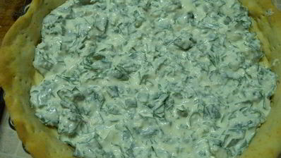 тарт с рыбой и творожным сыром