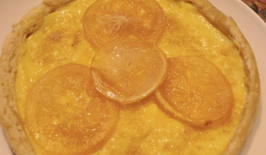 Рецепт тарта с цитрусовыми и виски