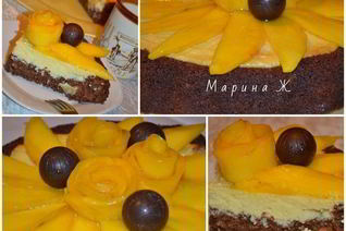 Тарт с творожной начинкой