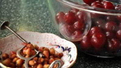 тарт с вишней и белым шоколадом