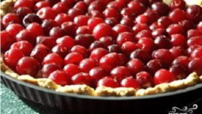 тарт с вишней и белым шоколадом