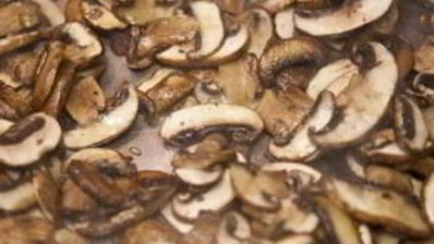 тарт со спаржей, грибами и сыром