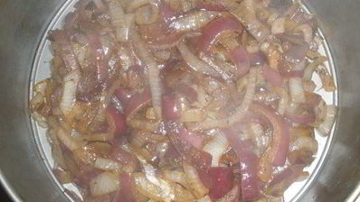 тарт-татен с луковым ассорти