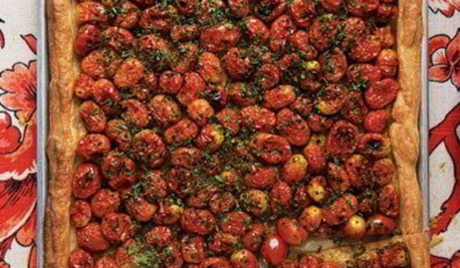 Рецепт томатного тарта с ароматными травами