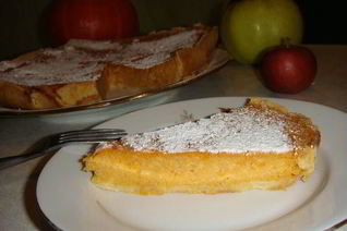 Тыквенно-яблочный тарт