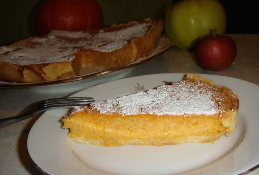 Тыквенно-яблочный тарт