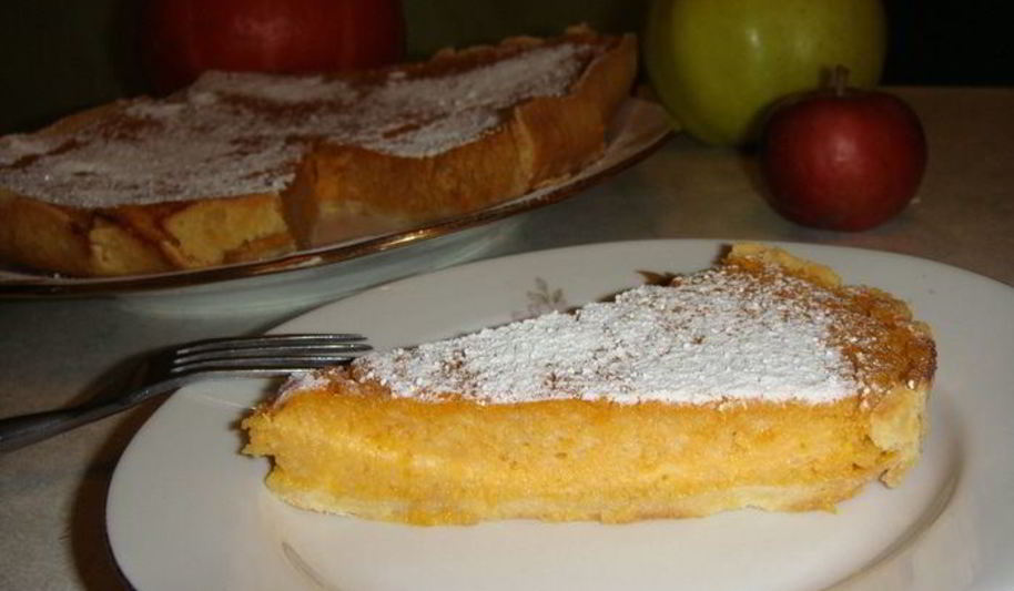 Рецепт тыквенно-яблочного тарт
