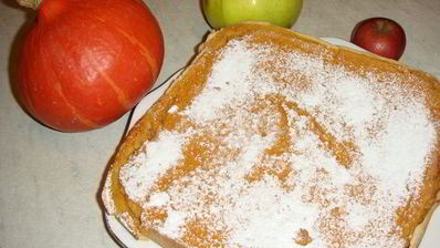 тыквенно-яблочный тарт