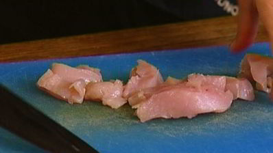 тортилья с цыпленком, имбирем и чили