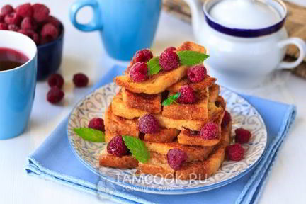 Французские тосты в духовке