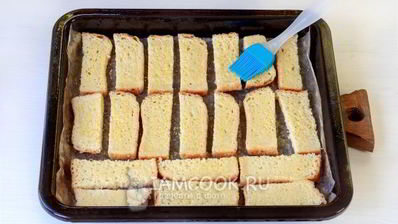 французские тосты в духовке