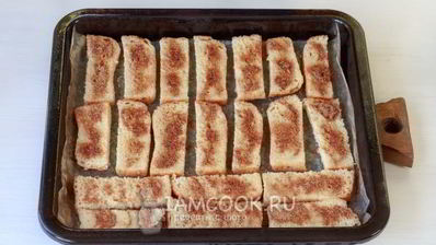 французские тосты в духовке