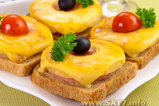 Гавайские тостики