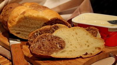 хлеб-тост с какао