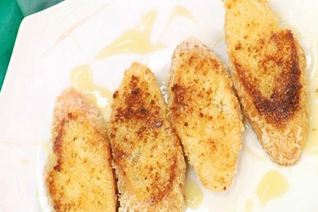 Кокосовые тосты с медом