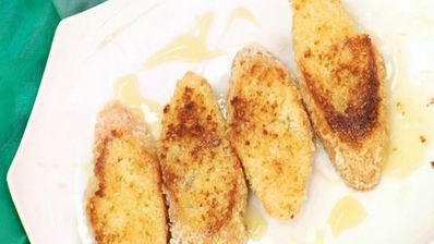 кокосовые тосты с медом