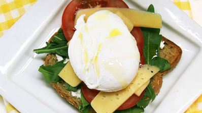 тост с яйцом пашот