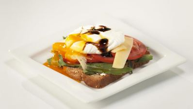 тост с яйцом пашот