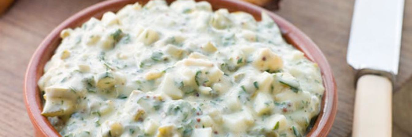 Тосты из багета с соусом Грибич