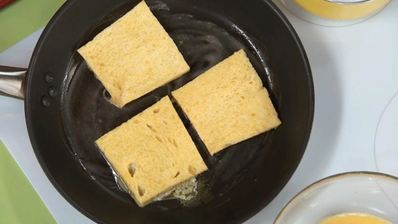 тосты с бананом и сыром