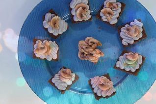 Тосты с сыром и шампиньонами