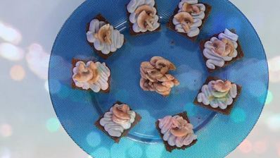 тосты с сыром и шампиньонами