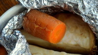 тосты с творожно-овощной пастой