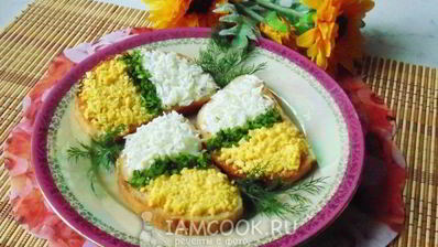 тосты с яйцом к празднику