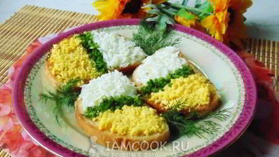 тосты с яйцом к празднику