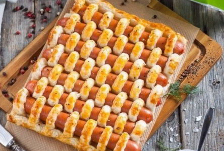 Венские сосиски в слоеном тесте